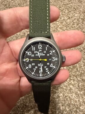 Timex Expedition Field Watch T49961 Indiglo WR50M Nylon Strap Military Styles